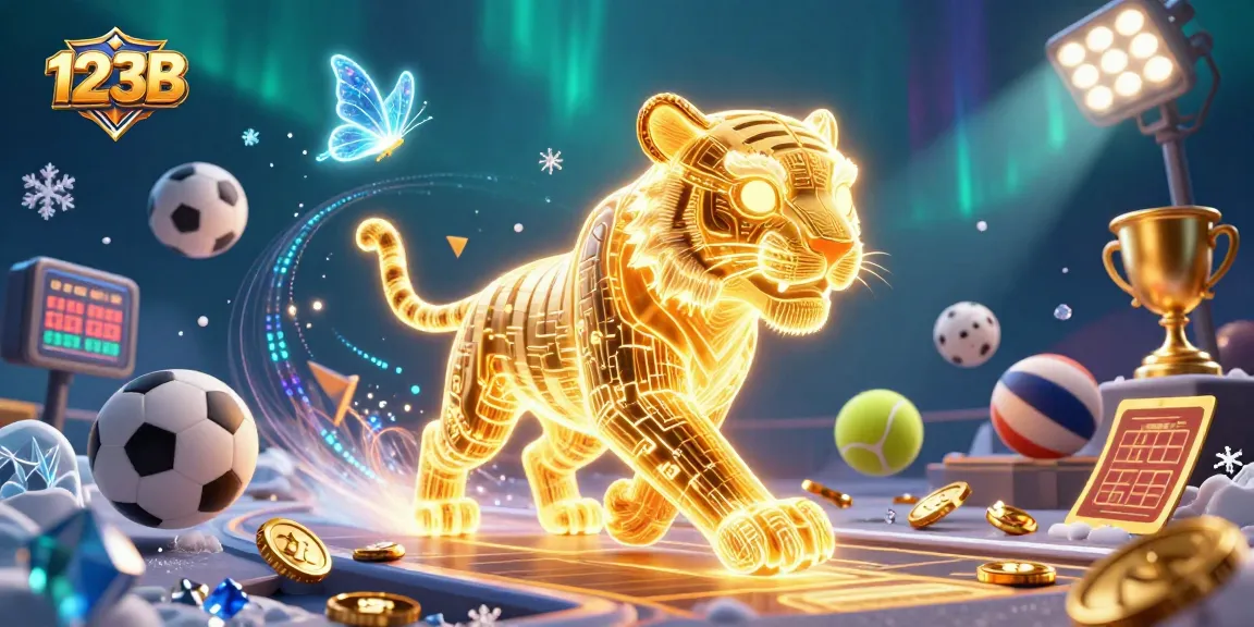 Engage with 123B's thrilling games in a vibrant digital casino landscape, featuring dynamic sports elements.