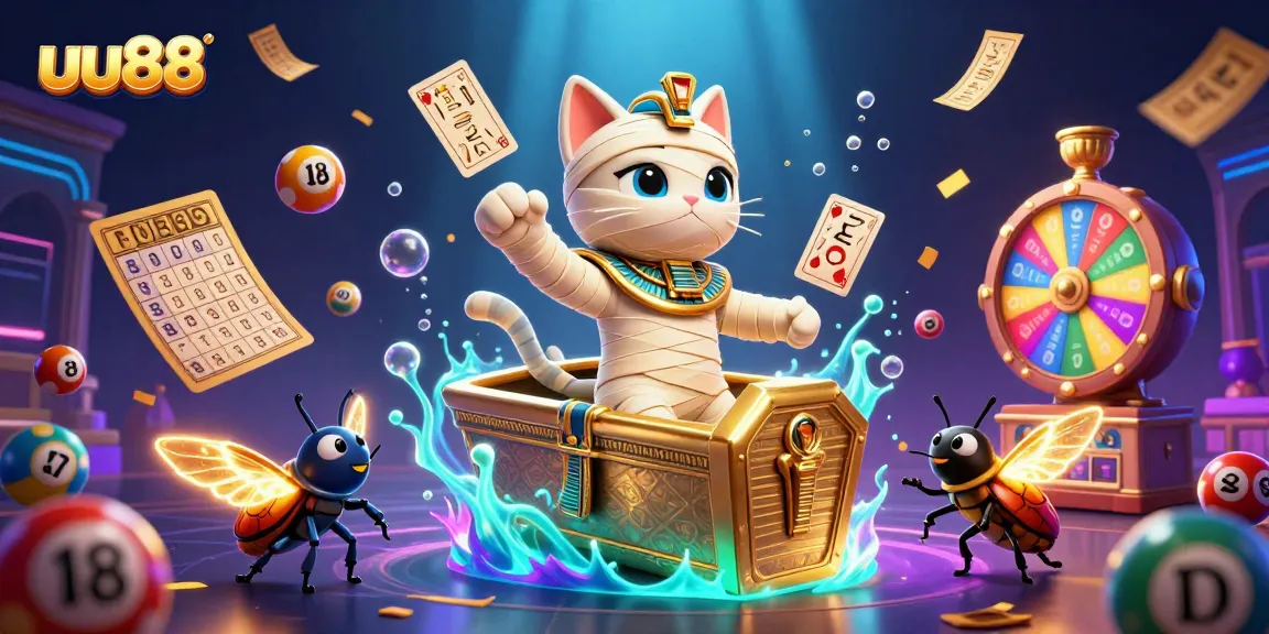 Experience thrilling online gaming at uu88 with an exciting mummy cat and captivating lottery elements.