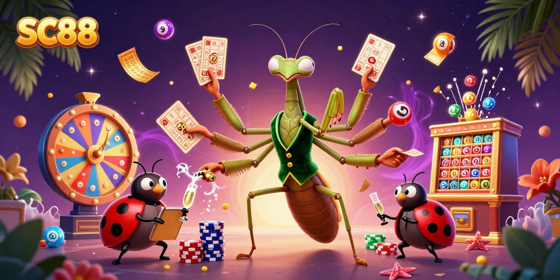 SC88 engages players with dynamic lottery and gambling elements in an exciting casino scene.