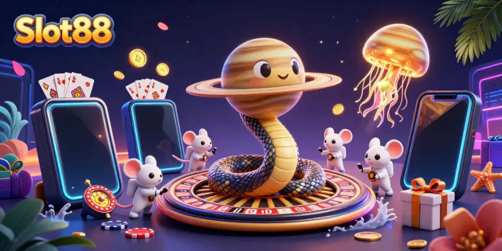 Spin the reels and win big with Slot88's vibrant gaming scene full of excitement.