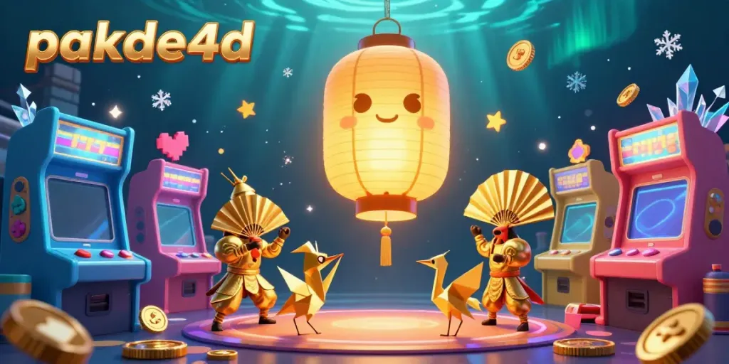 Experience the dynamic online gaming world with pakde4d’s vibrant casino atmosphere and colorful arcade elements.