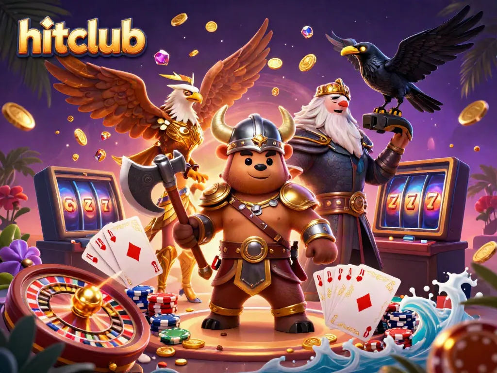 Experience thrilling wins with hitclub's dynamic casino adventures featuring vibrant characters and engaging gameplay.
