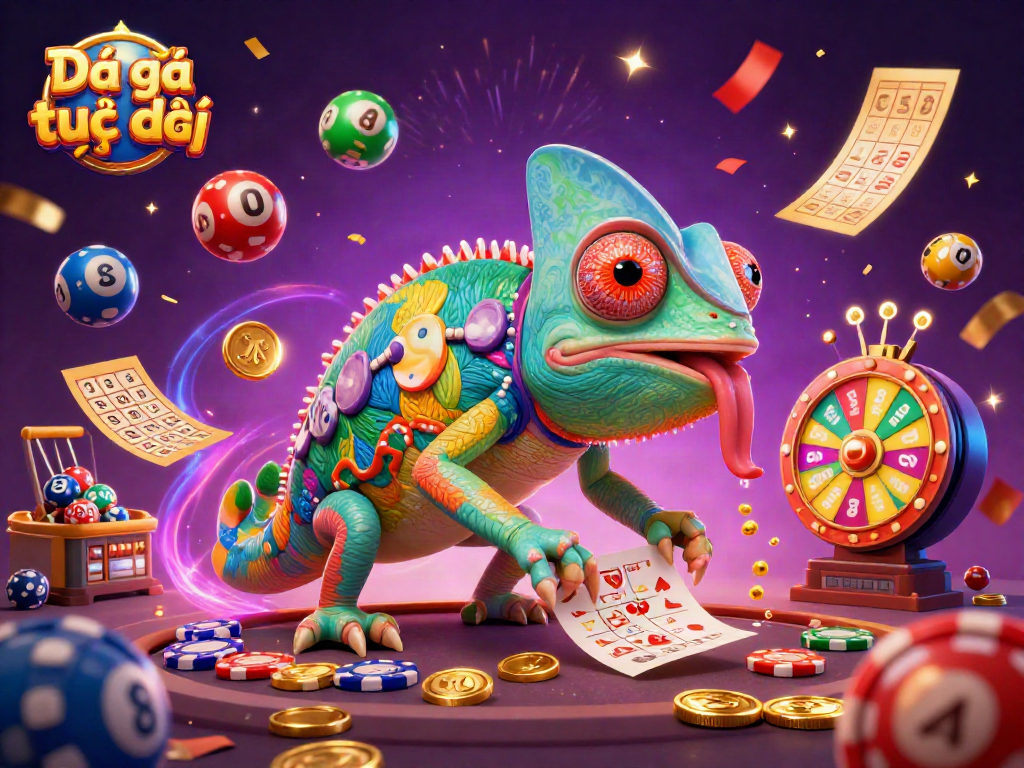 Engage in Đá gà trực tiếp with vibrant visuals of cockfighting action and dynamic gambling elements.