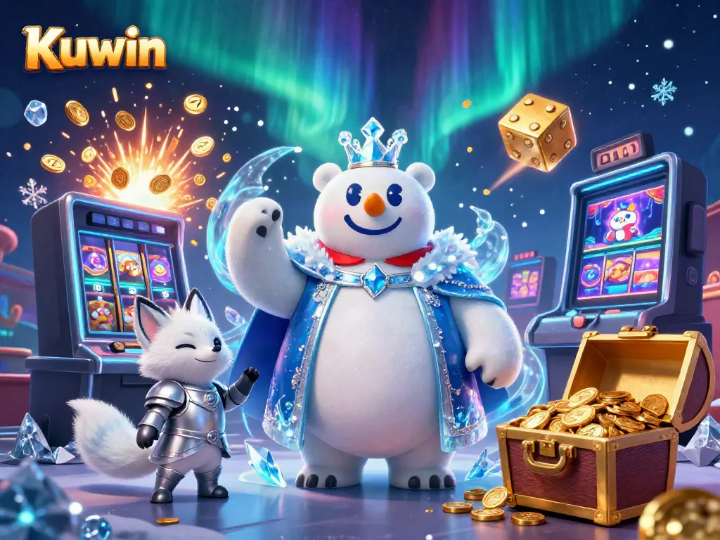 Kuwin offers an immersive casino experience with exciting games, showcasing a dynamic jackpot scene.