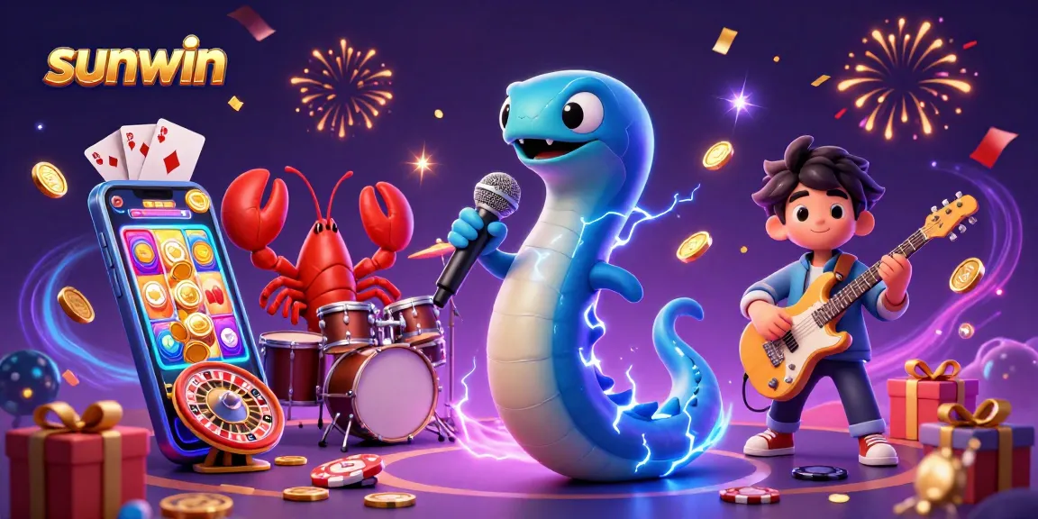 Experience the excitement of sunwin with vibrant slot games and electrifying performances in an underwater casino.